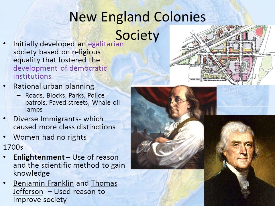 Difference in Societies of New England and Chesapeake Region Paper